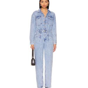 Free People We The Free Touch The Sky One Piece in Cloud Coverall Jumpsuit Large